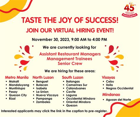 careers_storeops@jws.com.ph|Taste the JOY of Success! .